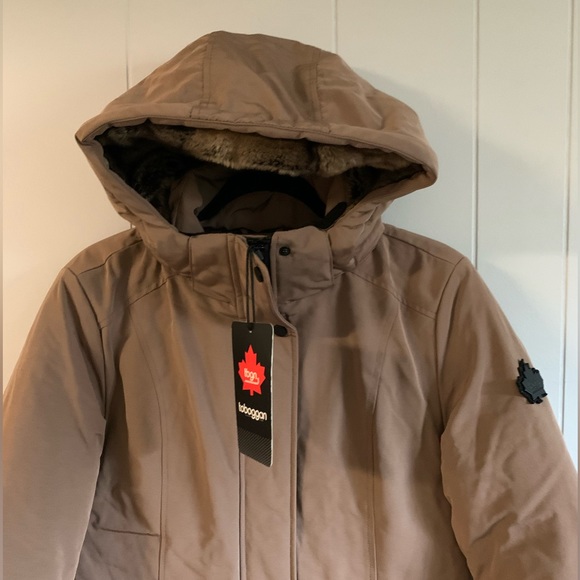 NWT Toboggan parka winter coat for -30*c weather women in Tan size S chest 40” - Picture 7 of 12